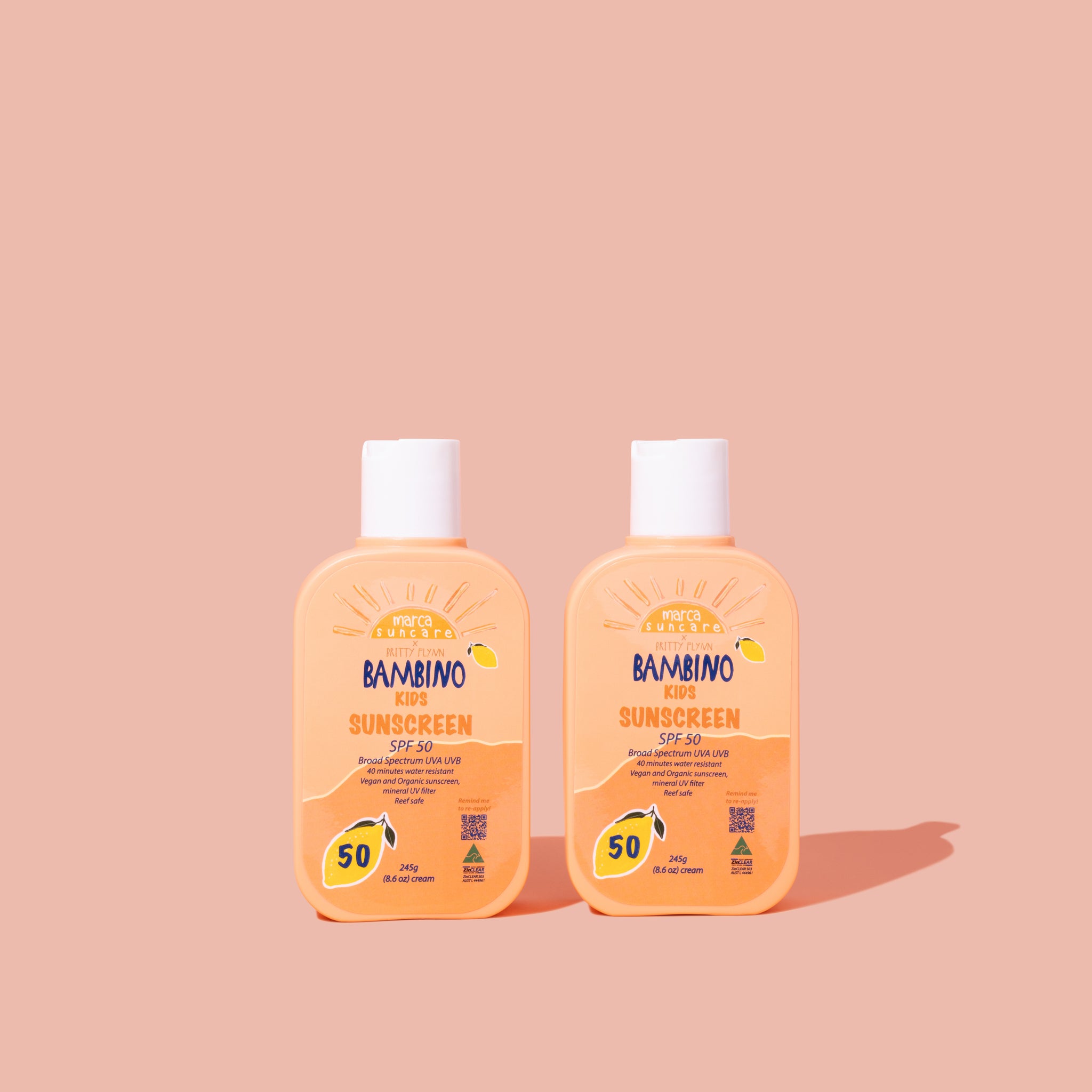 SPF Duo Pack Kids SPF 50 Broad Spectrum Zinc-Based Mineral Sunscreen